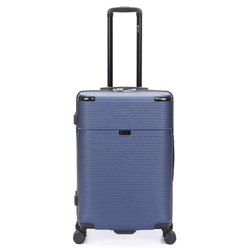 Чемодан TORBER ОНЕГА, синий, ABS-пластик, 69,5 х 46 х 26 см, 69 л