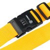 Ремень для чемодана Torber, желтый, 182 х 5 см