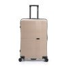 Чемодан TORBER ЭЛЬТОН, песочный, ABS-пластик, 47 х 29 х 78 см, 96 л