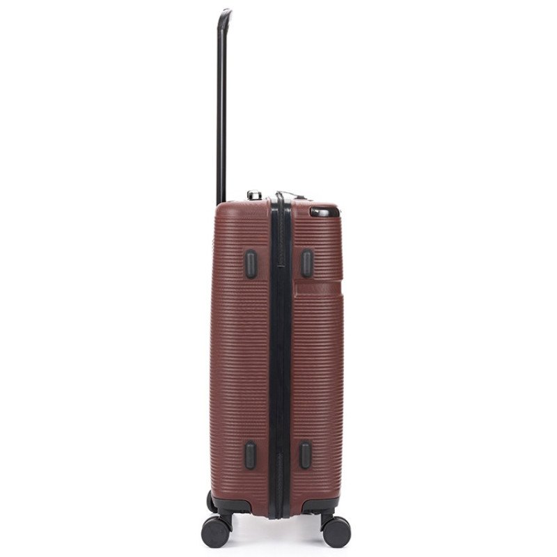 Чемодан TORBER ОНЕГА, бордовый, ABS-пластик, 79,5 х 51 х 29 см, 103 л