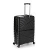 Чемодан TORBER НЕВО, чёрный, полипропилен, 49 х 28 х 76 см, 95 л