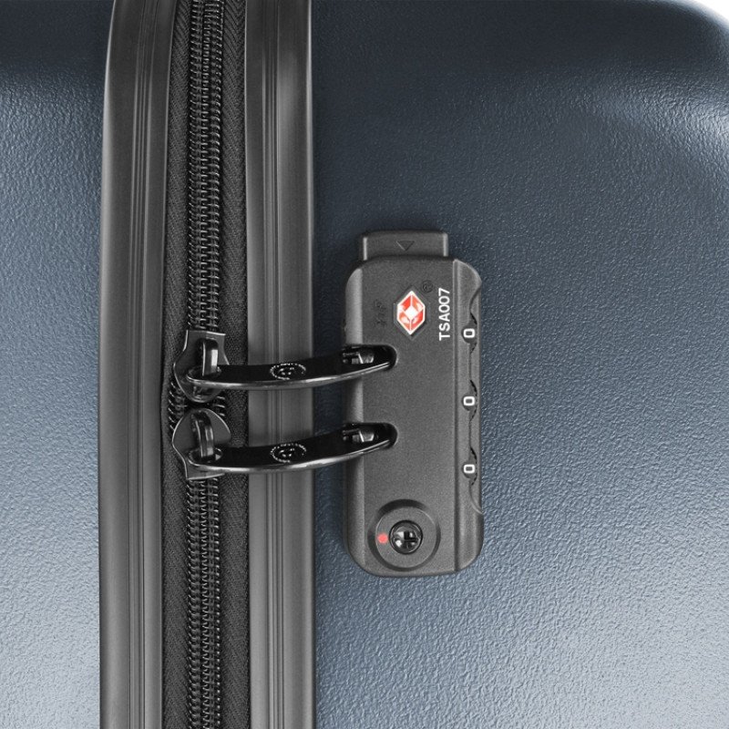 Чемодан BUGATTI КАЛЛИСТО | KALLISTO, синий, АБС-пластик, 50,5х30,5х74 см, 100 л