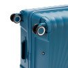 Чемодан TORBER НЕВО, синий, полипропилен, 45 х 26 х 66 см, 66 л