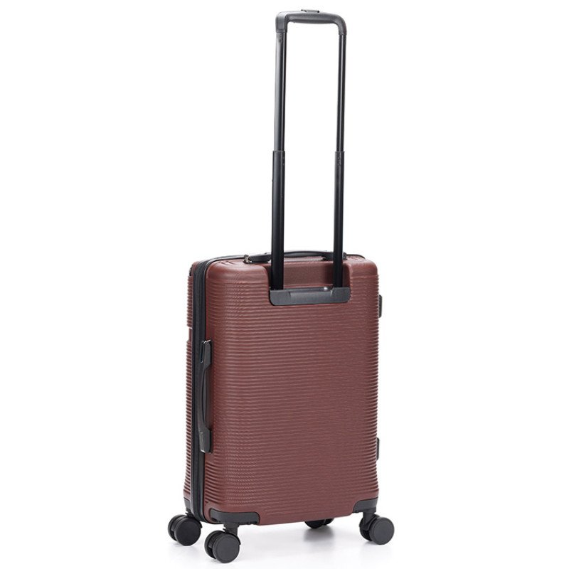 Чемодан TORBER ОНЕГА, бордовый, ABS-пластик, 59,5 х 39,5 х 24 см, 46 л
