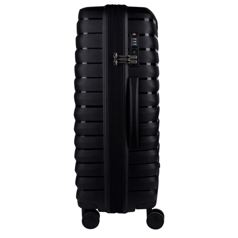 Чемодан Eberhart Dune средний М полипропилен черный 46D-009-424