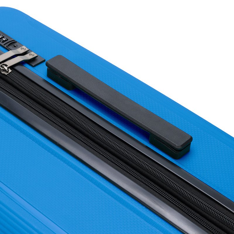 Чемодан TORBER В Отпуск, ярко-синий, полипропилен, 65,5 х 43,5 х 26 см, 62 л