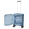 Чемодан TORBER ВИВИ, синий, полиэстер, 39 х 20 х 54 см, 36 л