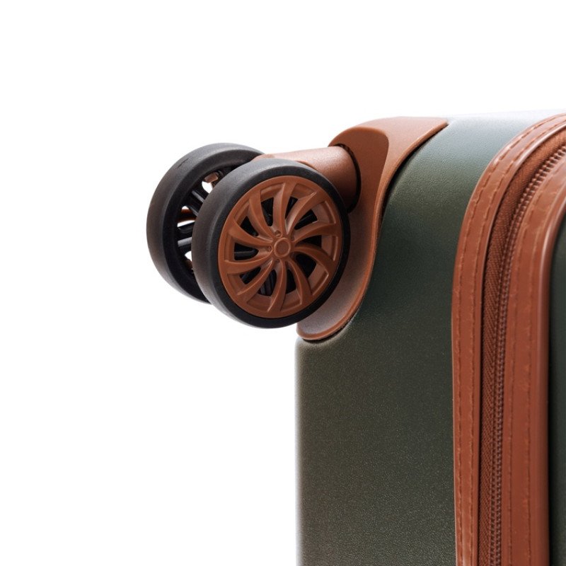 Чемодан BUGATTI АМЕЛИЯ | AMELIA, зеленый, поликарбонат / АБС-пластик, 50х29х76 см, 85 л