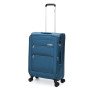 Чемодан TORBER ВИВИ, синий, полиэстер, 44 х 25 х 67 см, 63 л