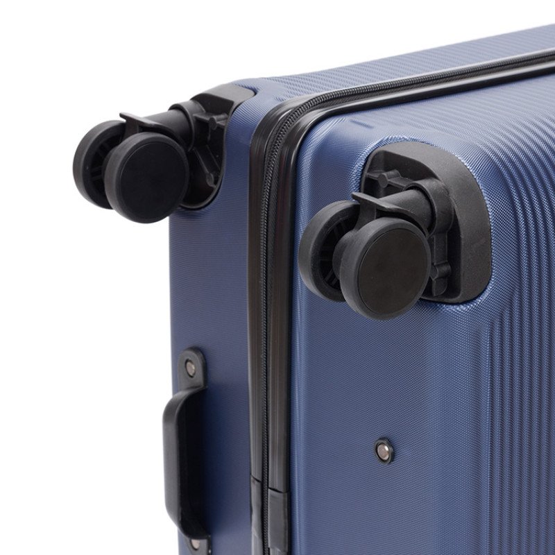 Чемодан TORBER ОНЕГА, синий, ABS-пластик, 79,5 х 51 х 29 см, 103 л