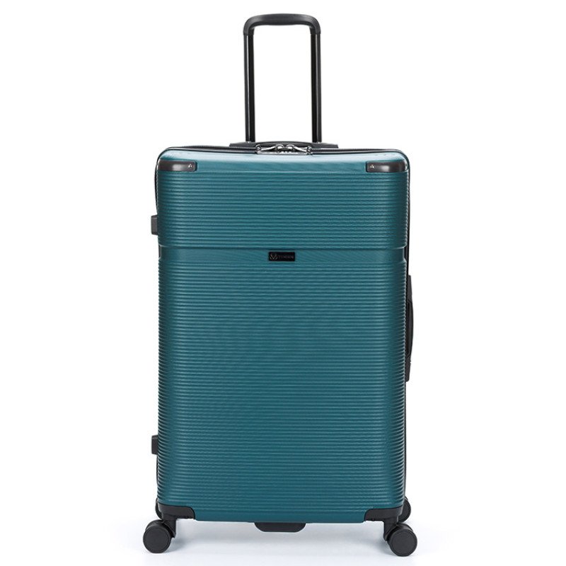 Чемодан TORBER ОНЕГА, зелёный, ABS-пластик, 79,5 х 51 х 29 см, 103 л