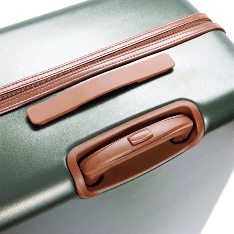 Чемодан BUGATTI АМЕЛИЯ | AMELIA, зеленый, поликарбонат / АБС-пластик, 50х29х76 см, 85 л