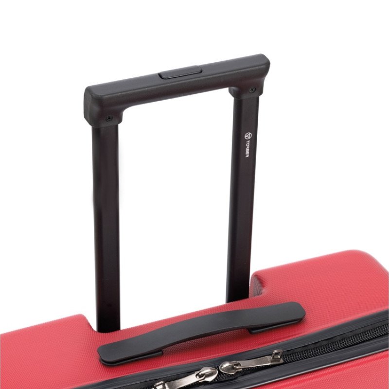 Чемодан TORBER ЭЛЬТОН, красный, ABS-пластик, 41 х 28 х 68 см, 64 л