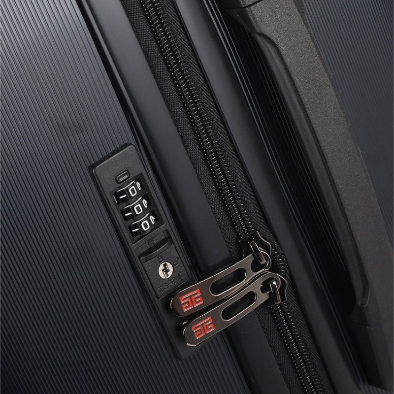 Чемодан Eberhart Craft средний M поликарбонат черный 08C-009-424