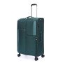 Чемодан TORBER СЕЙД, тёмно-зелёный, нейлон 600D, 48 х 26,5 х 78 см, 85 л