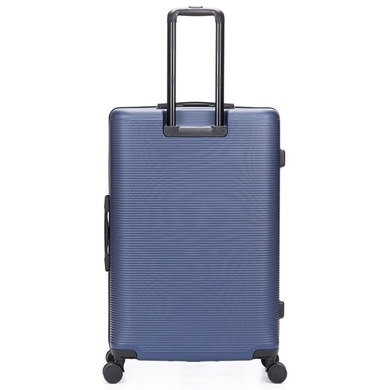 Чемодан TORBER ОНЕГА, синий, ABS-пластик, 79,5 х 51 х 29 см, 103 л