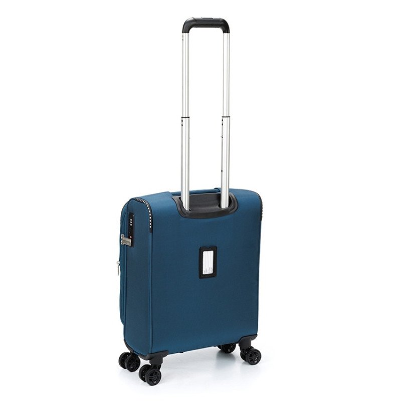 Чемодан TORBER ВИВИ, синий, полиэстер, 39 х 20 х 54 см, 36 л