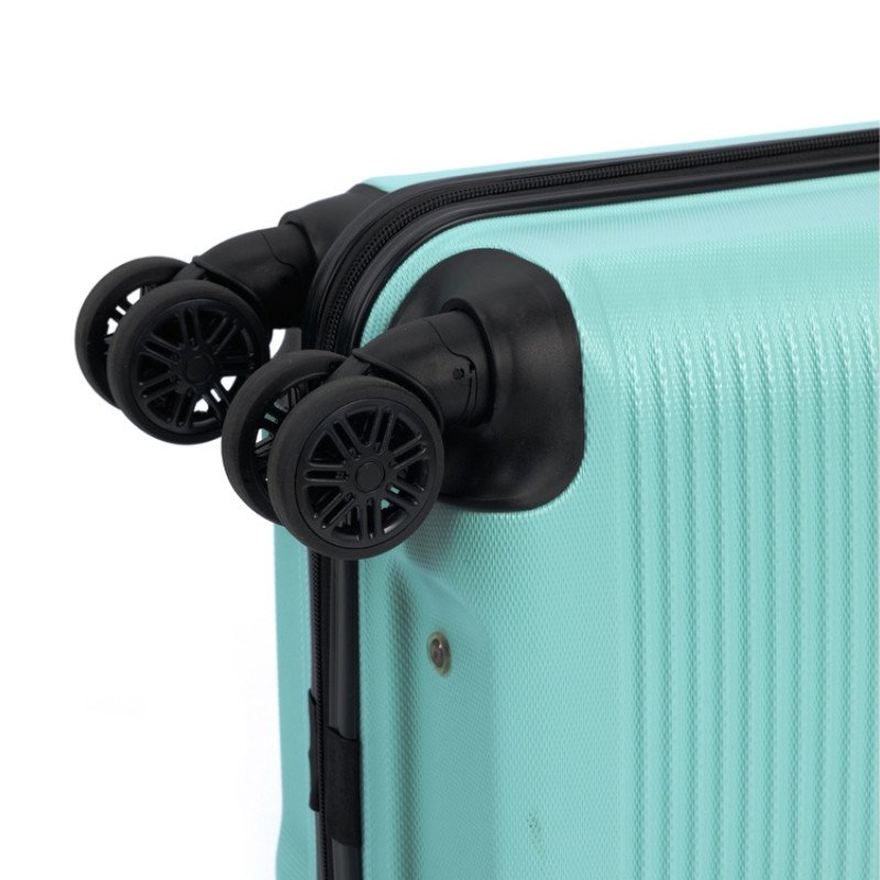 Чемодан TORBER КАСПИЙ, светло-зелёный, ABS-пластик, 38 х 20 х 54 см, 35 л