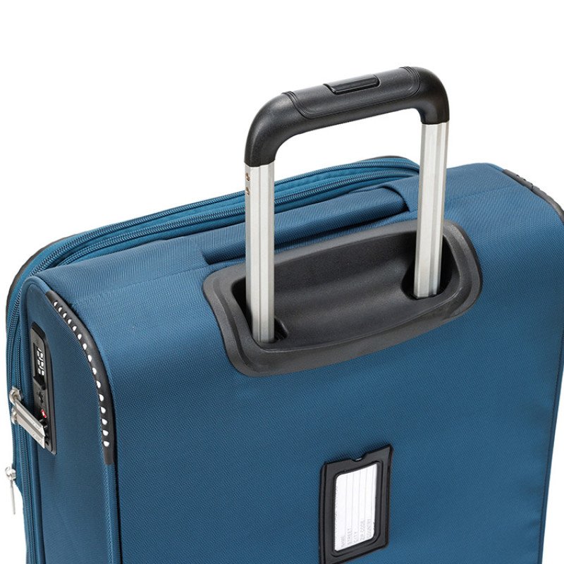 Чемодан TORBER ВИВИ, синий, полиэстер, 39 х 20 х 54 см, 36 л