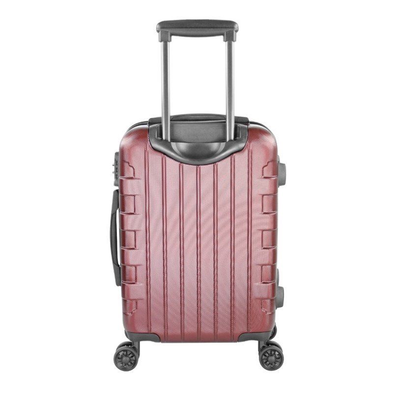 Чемодан для ручной клади BUGATTI ГАЛАТЕЯ | GALATEA, бордовый, поликарбонат / АБС-пластик, 36,5х24,5х56 см, 38 л