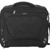Чемодан на колесиках "Proton", удобная для прохождения досмотра, черный