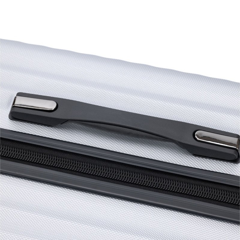 Чемодан TORBER ЛАМА, серебристый, ABS-пластик, 49 х 29,5 х 77 см, 92 л