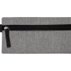 Универсальный пенал из переработанного полиэстера RPET "Holder", серый/черный