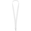 Ланъярд из RPET с карабином, белый