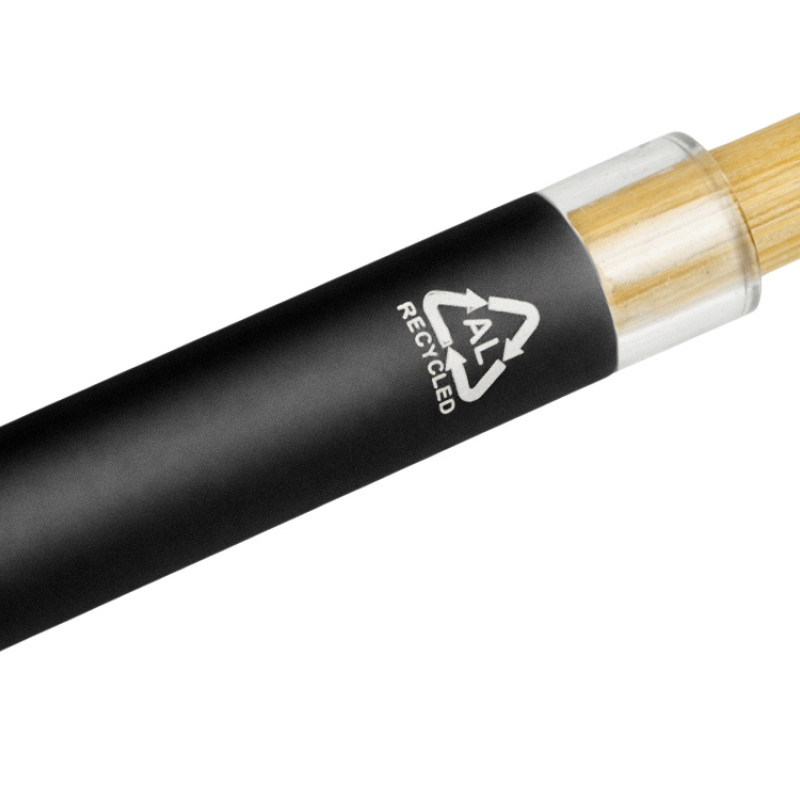 Ручка из переработанного алюминия "Blossom", черный