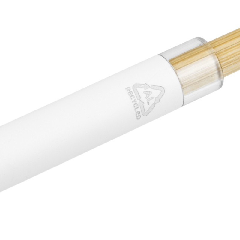 Ручка из переработанного алюминия "Blossom", белый