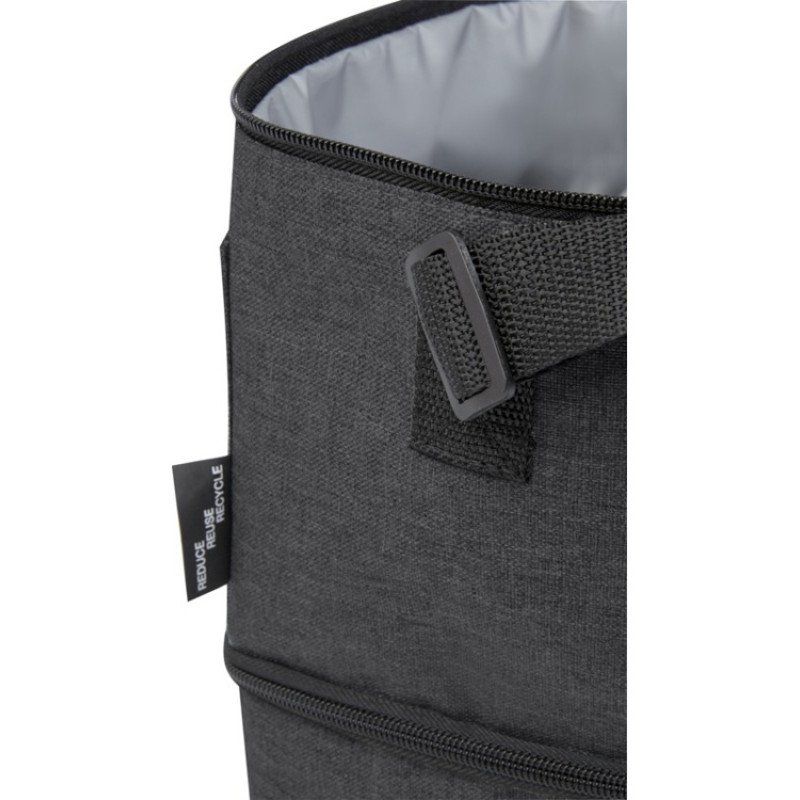 Tundra, сумка-холодильник из переработанного PET-пластика, для обеда, на 9 банок - Heather Charcoal Tundra, сумка-холодильник из переработанного PET-пластика, для обеда, на 9 банок - Heather Charcoal