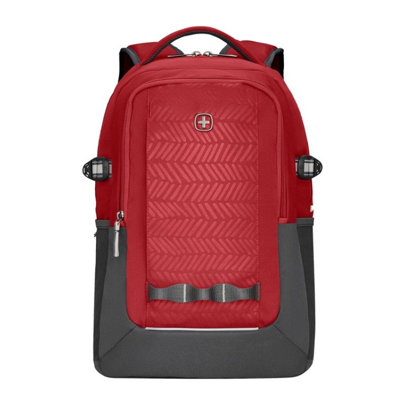 Рюкзак WENGER NEXT Ryde 16", красный/антрацит, переработанный ПЭТ/Полиэстер, 32х21х47 см, 26 л.