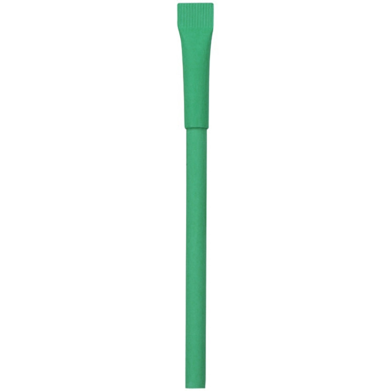 Ручка картонная с колпачком "Recycled", нефритовый