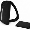 Сумка-слинг «Nomad» на одно плечо из водостойкого переработанного пластика, черный