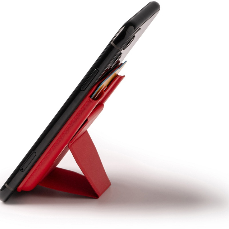 Картхолдер с подставкой "Sekun", красный