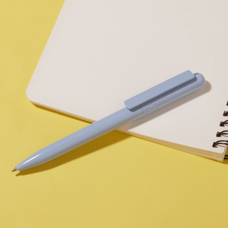 Ручка шариковая "Recycled Pet Pen Change Ocean" из океанского пластика, голубая