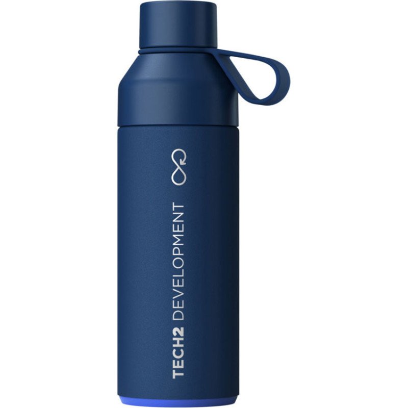 Бутылка для воды Ocean Bottle объемом 500 мл с вакуумной изоляцией, синий Бутылка для воды Ocean Bottle объемом 500 мл с вакуумной изоляцией, синий