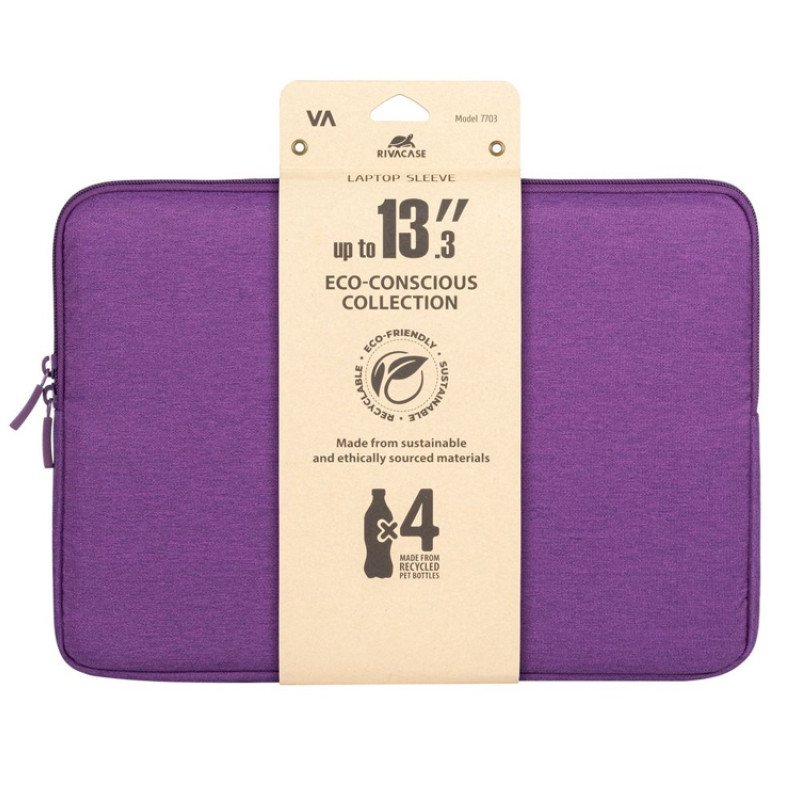 RIVACASE 7703 violet ECO чехол для ноутбука 13.3-14" / 12