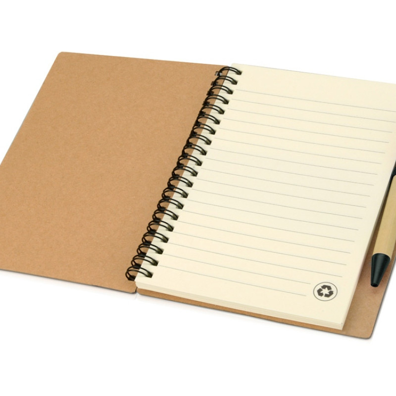 Блокнот "Helly" с ручкой, черный (Р)