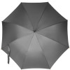 Зонт-трость 1134 Okobrella с деревянной ручкой и куполом из переработанного пластика, серый