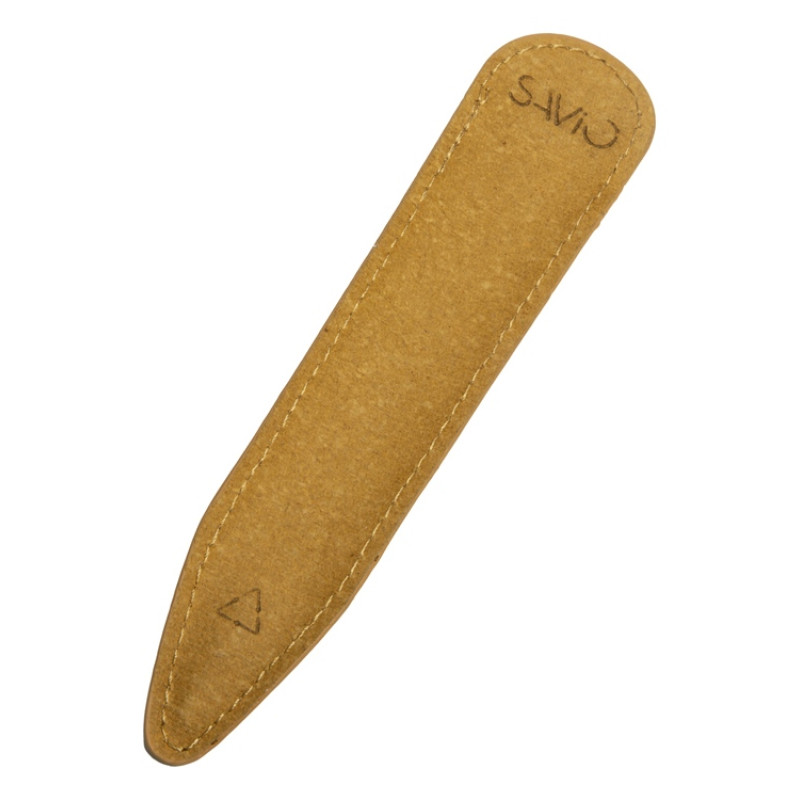 Шариковая ручка из переработанной стали и переработанной кожи "Venera", коричневая