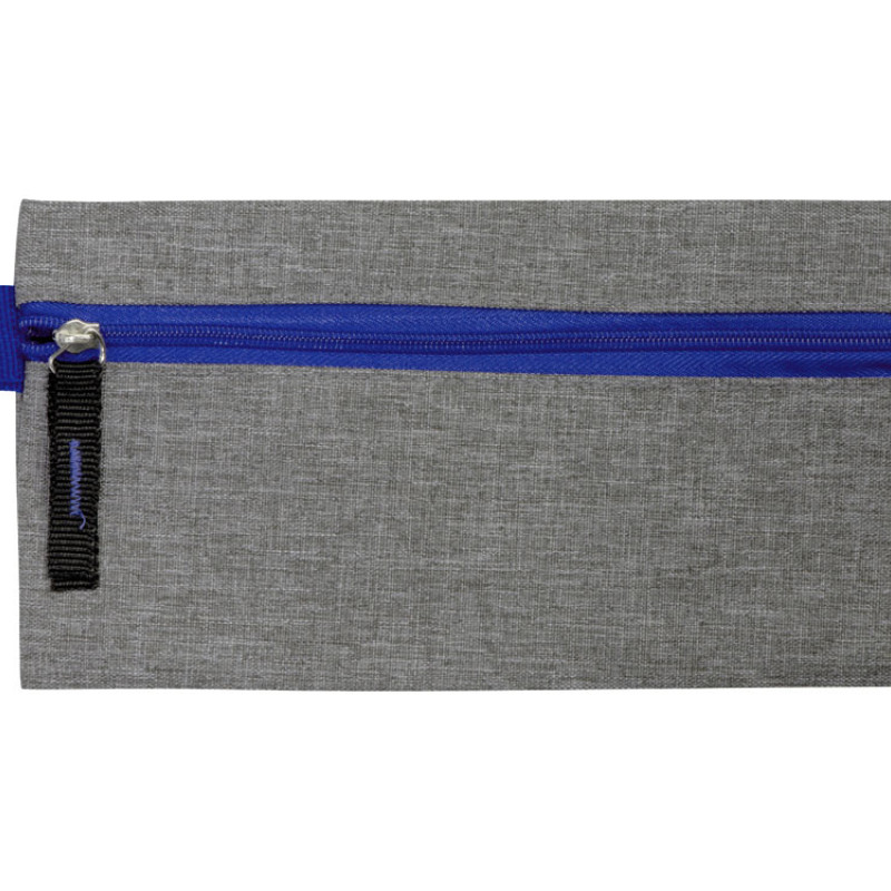 Универсальный пенал из переработанного полиэстера RPET "Holder", серый/синий