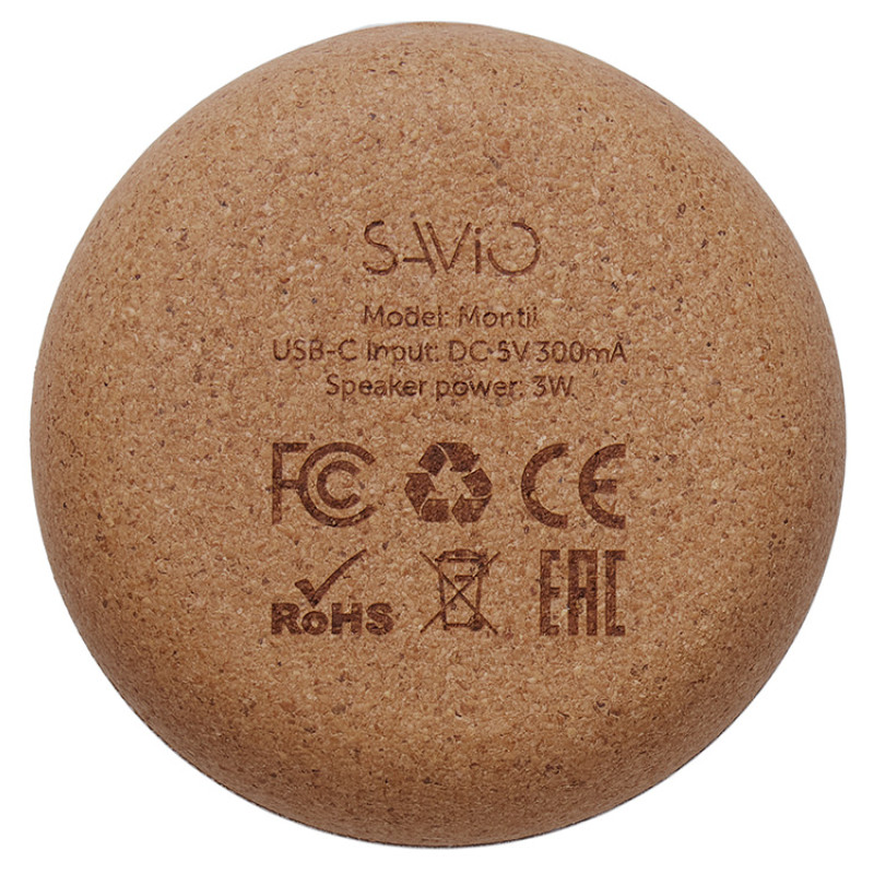 Беспроводная колонка «Montii», 3 Вт, серебристый