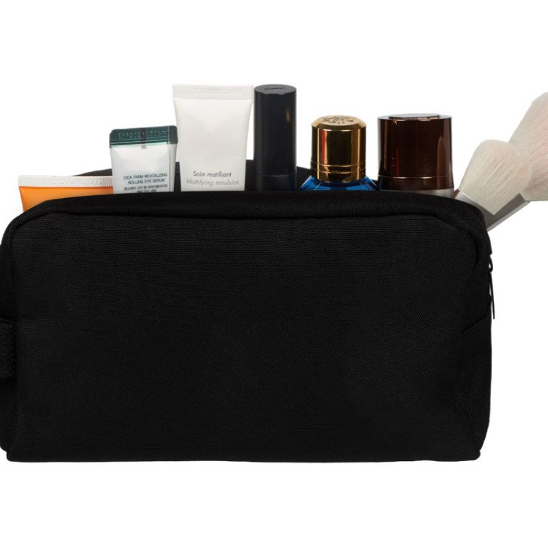 Косметичка из переработанной ткани "Lia", черный