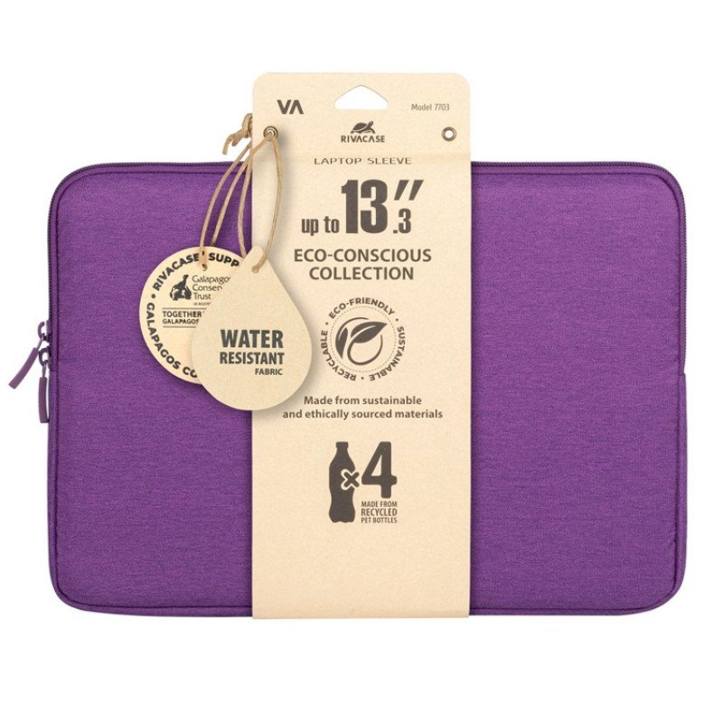 RIVACASE 7703 violet ECO чехол для ноутбука 13.3-14" / 12