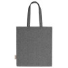 Сумка-тоут Pheebs из переработанного хлопка 150 г/м2, черный меланж Сумка-тоут Pheebs из переработанного хлопка 150 г/м2, черный меланж