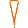 Ланъярд из RPET с клипом, оранжевый
