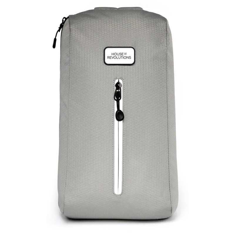 Сумка-слинг «Nomad» на одно плечо из водостойкого переработанного пластика, серый