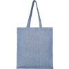 Сумка-тоут Pheebs из переработанного хлопка 150 г/м2, синий меланж Сумка-тоут Pheebs из переработанного хлопка 150 г/м2, синий меланж