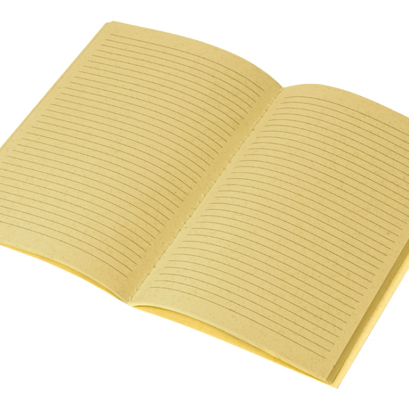 Блокнот А5 "Marsilea" из переработанного бамбука, 40 листов, гибкая обложка, натуральный